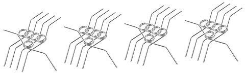 DOITOOL 4 Set Di Di Ricambio Per Forbici Da Potatura Più Spesse Per Forbici Da Giardinaggio Strumento Resistente Per Forbici Da Potatura Facile Da Installare 5 Pezzi * 4