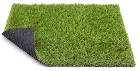 BONERVA Césped Artificial Garden Plus 22 mm, Rollo 2x20 m, Jardín Terraza Patio Balcón, Alfombra Exterior Drenante Verde, Aspecto Natural, Fácil Mantenimiento, Decoración Exterior