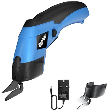 Elektrische Stoff Schere, Elektrische Schere Stoffschere Akkuschere Lederschneider Schneiderschere Teppichmesser Teppichschere USB-Wiederaufladbar Akkuscheere Für Stoffe Papier Leder Pappe