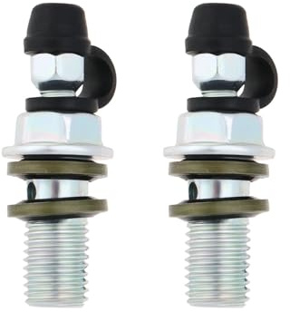 OTOTEC 2 Sätze M10 X 1,25 Mm Motorrad-Hohlschraube mit Entlüftungsnippel Hauptbremszylinder Bremssattel Lüftungsschraube Nippel Obere Und Untere Auto Pumpe Bremsabgasschraube