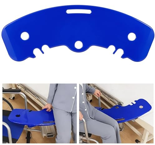 CACAZI Tavola antiscivolo per pazienti, skateboard per trasferire pazienti dalla sedia a rotelle al letto, alla toilette o in auto, antiscivolo con manico