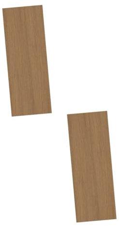 HOMSFOU 2stücke Holzoptik Bodenaufkleber Selbstklebend Pvc Fliesen Sticker Für Stilvolle Raumdekoration Einfach Anzubringen Langlebig Und Robust Für Wohn Und Essbereiche