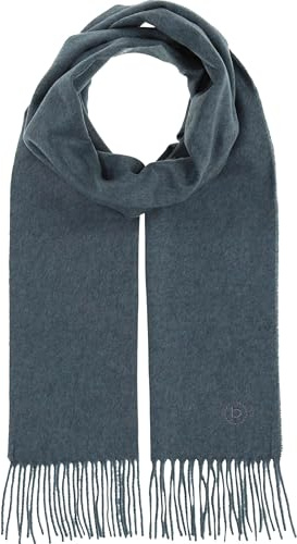 bugatti Herren Schal einfarbig - 30 x 180 cm - weicher Winterschal für kalte Tage