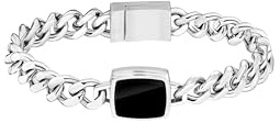 BOSS Jewelry Men's ODELL Collection Bracelet in Stainless Steel with Black Onyx - 1580650M