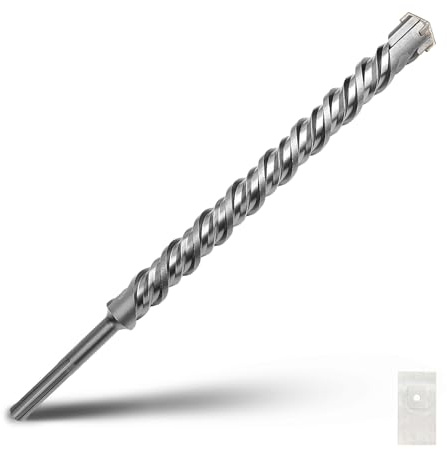 SDS Max Bohrhammerbohrer, 1-9/16 x 21, 40 x 540 mm, Steinbohrer | Hartmetallspitze Betonbohrer für Mauerwerk, Ziegel, Stein, Beton