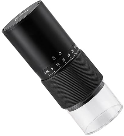 Coffee Powder Grinder, 13W Portable Coffee Grinder, 1000mAh Noise Reduction Grinder, Adjustable Portable Travel Coffee Machine, Coffee Grinder, Rechargeable Coffee Maker, Portable for Family and