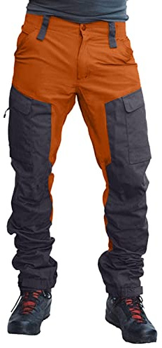 Pantalone Lavoro Uomo Pantaloni Cargo Tessuto Confortevole Elasticizzati Multitasche con Tasche Multiple Usura Esterna Resistente e Durevole per Campeggio Escursionismo Sportivi Trekking Giardiniere