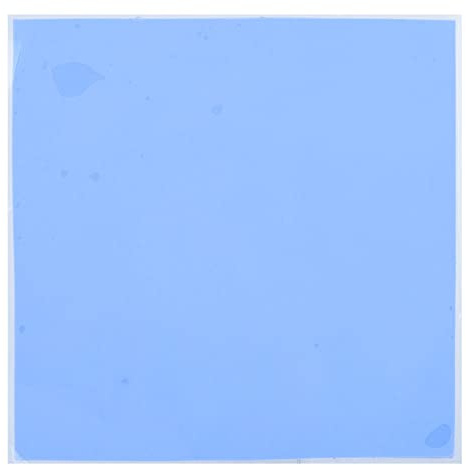Ticfox Termiska CPU-dynor, 100 mm x 100 mm x 3 mm, högpresterande kylfläns, värmeledande silikondyna för CPU-chips, C-ledning