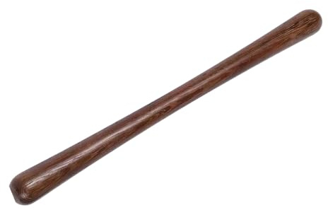 Muskelrulle – robust pilatesrulle, massagehammare för, trä hammarpinne med celluliter skulptering, muskelrullar, massagepinne verktyg för nacke axlar rygg ben armar fötter