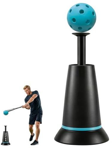 OEHUG Baseball Training Tee, Portable Batting Trainer,Baseball Tees Hitting, Softball Practice Equipment Utility, Baseball Training for Hitting Without a Pitcher