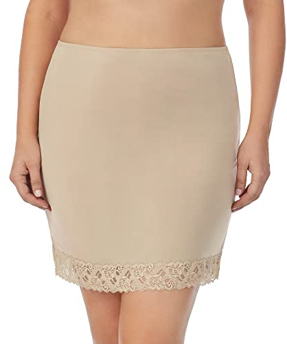 Jones New York womens Silky Touch 19 Anti-cling Above Knee Half Slip, Nude, Large US