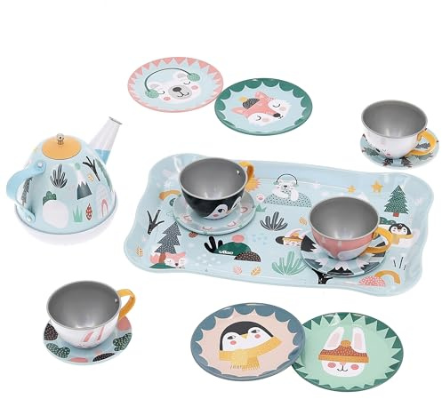 Musikalisches Kaufmannsladen-Set Eisscholle Bauernhof Iceland für Kinder | Integrierte Klänge und Melodien -bunte illustrierte Polarwelt -regt Fantasie und musikalische Früherziehung an -Geschenk