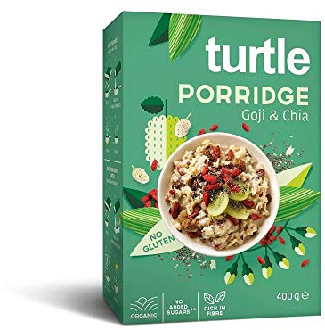 Porridge Goji und Chia, glutenfrei