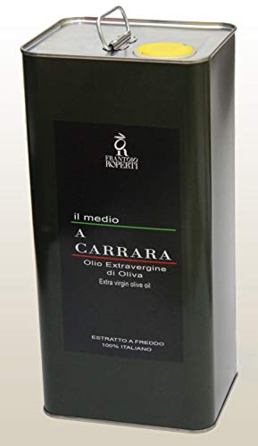 Olio Extravergine di Oliva a Carrara 100% ITA in lattina da 5 litri