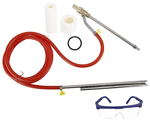 Yaegoo Pressure Washer Sandblasting Kit, Wet Sandblaster Attachment, with Replacement Nozzle Tips, 5000 PSI, 1/4 Inch Quick Disconnect