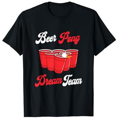 beerpong Trinkspiel beer pong Trinkspruch bier pong Geschenk T-Shirt