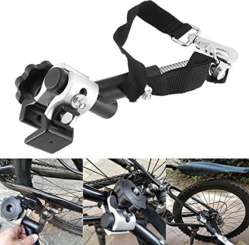 rebirthsame Acoplamiento Universal de aleación de Aluminio para Remolque de Bicicleta, Adaptador de Enganche de Remolque Izquierdo para remolques Infantiles, remolques de Perros, Remolque de Carga