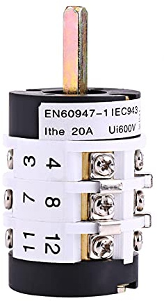Interruptor para cambiador de llantas, 220V/380V 20A Cambiador de llantas de automóvil Motor de máquina de metal Herramienta de interruptor de marcha atrás hacia adelante, Interruptor de cambio de máq