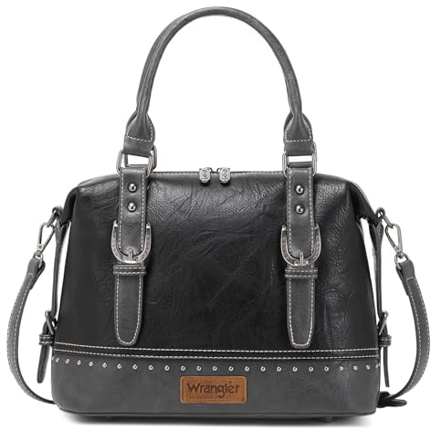 Montana West Vintage Classic Crossbody Barrel Satchel Abnehmbar, Vintage, Western