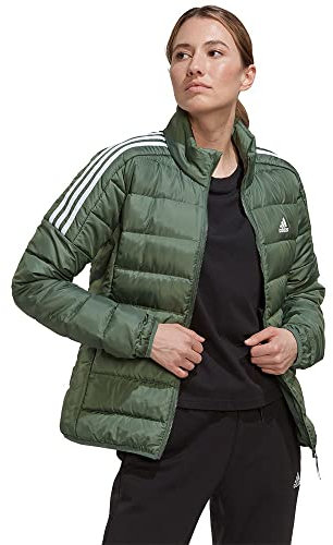 adidas Damen Essentials Down Jacket, Green Oxide, M