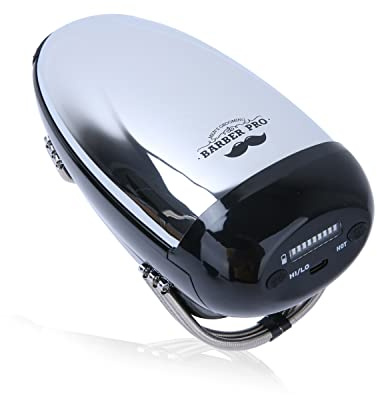 STYLANCE Cord/Cordless Barber Handheld Heat Massager, Professional USB Charge Vibration Neck/Legs/Hand Massage, 2 Massage Nodes, 1 Hot Button (Silvery)