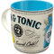 Nostalgic-Art Tasse à café rétro, 330 ml, Gin & Tonic Served Cold – Idée de cadeau comme accessoire du bar, mug en céramique, design vintage