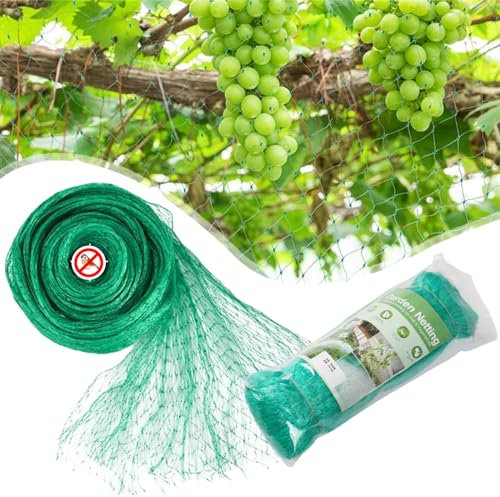 Gemüseschutznetz,2x10M Vogelschutznetz,Insektenschutznetz Kulturschutznetz,Gemüsenetz Garten Feinmaschig,Gartennetz Pflanzenschutznetz,Insektennetz,Vogelnetz-Schutz Hochbeet Netz