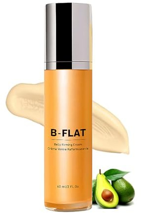 B Flat Belly Firming Cream - Skin Firming and Tightening Body Cream Skin Tightening Moisturizing Body Tightening Crea-m for Tummy, Thighs, Arms, Butt - Stretch Mark