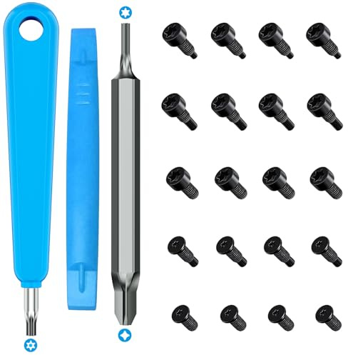 Doorbell Replacement Kits with 20Pcs Screws & Double-Ended Screwdriver | Double-Ended T6 T15 Screwdriver with PH2 Head, Compatible with All Ring Doorbells