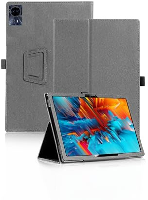 Schutzhülle für Teclast T70 Tablet 35,6 cm (14 Zoll), Android 14 Tablet, mit Handschlaufe, Ständer und Anti-Drop-Funktion, schlankes und schlichtes Design, Grau