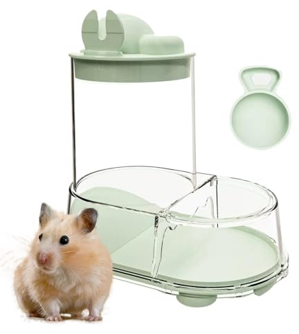 per criceti, mangiatoia automatica per piccoli animali con design rimovibile, stabile e rimovibile, grande volume, per topi, ricci, furetti, cincillà, piccioni e