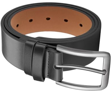 Thapncow Herren, Herren Wendegürtel, Stufenlos Verstellbar Canvas Stoff, klassischer mit Dornschließe, Einstellbare Gürtel