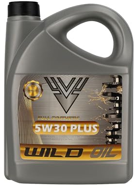 WILD OIL 5W30 PLUS, Aceite Sintético para Motor, C3, 5 Litros
