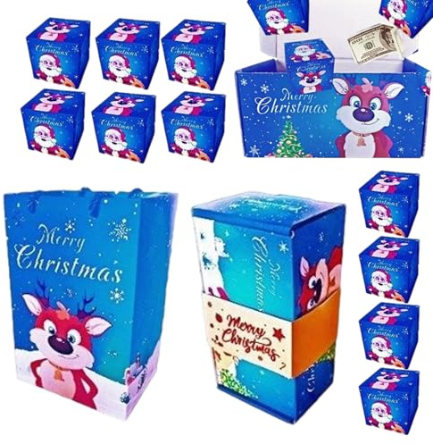 Jullådor, inslagna hoppande godisbehållare för julfest - festtillbehör firande bröllop smycken bakverk födelsedag alla hjärtans dag familj
