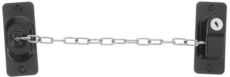 Angoily Verrou de Sécurité Garçon Fille pour Fenêtres Coulissantes sans Perçage Limiteur Ouverture Ajustable Verrouillage Anti-chute pour Portes et Fenêtres Protection Garçon Fille Noire