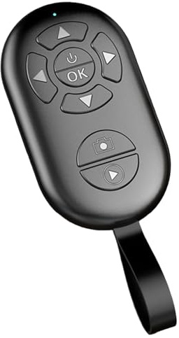 Telecomando senza fili per fotocamera del telefono, fotocamera senza fili – Foto di chiusura e video | per smartphone portatile – Crea R Massimizza la tua creatività fotografica