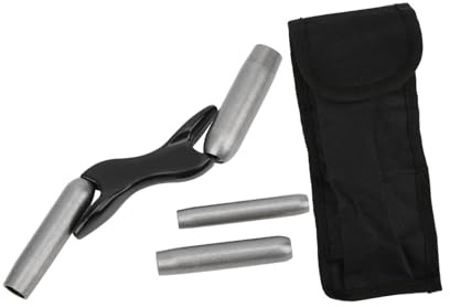 Wxqbjtam Paleta para Juntas de Ladrillos Y Albañilería, Fabricada en Aleación de Aluminio con Múltiples Juntas Y Bolsa de Almacenamiento. Ideal para Trabajos D, Negro