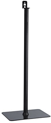 PureMounts PM-SOM-020 Lautsprecher-Standfuß (1/4 oder Play1) , Standhöhe: 1012mm, Traglast: max. 2,0kg, Sockelmaß: 400x300mm, schwarz