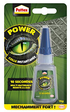 Pattex Power - Pegamento para madera, adhesivo fuerte para madera, uso en interior y exterior, color negro, Pattex Power