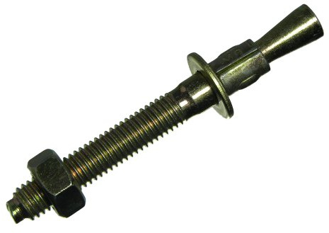 100 x bulloni passanti espandibili per calcestruzzo, M8 x 10 mm, 75 mm YZP