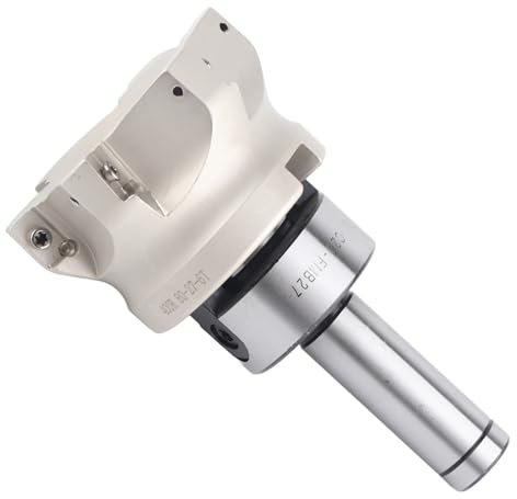 Vástago Fresa de Extremo Indexable BAP400R-80-27, con Portabrocas C20-FMB27, 6 Insertos APMT1604, Llave, para Mecanizado de Metal y Acero Inoxidable