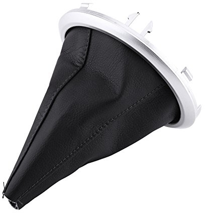 Aukson Bota de pomo de palanca de cambios de coche + pomo de palanca de cambios Tapa antipolvo Polaina Tapa de arranque - Cubierta de maletero de marco de palanca de cambios de transmisión