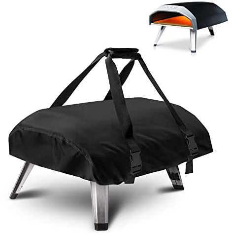 Kovshuiwe Pizza Oven Cover for Ooni Koda 12 Gas Pizza Ovens, Waterproof Outdoor Carry Cover All Season Protection（64x42x17cm）