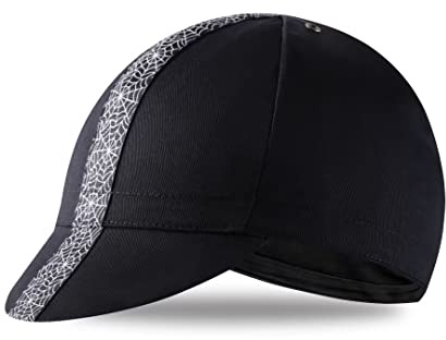 Bikingbros Schwarze Fahrradkappe – Baumwoll-Fahrradmütze unter Helm – Radhelm-Innenfutter, atmungsaktiv und schweißabsorbierend, Einheitsgröße, Blackk, Einheitsgr��e