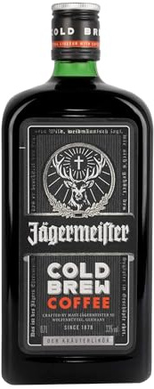 JÄGERMEISTER - Cold Brew Coffee 700 ml, Licor de Hierbas Premium, con 56 Hierbas Naturales y Café Arábica | Con 56 Hierbas Naturales y Café Arábica