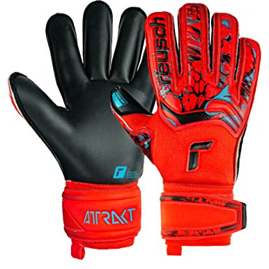 Reusch Attrakt Gold Roll Finger Torwarthandschuh blau/schwarz, 9