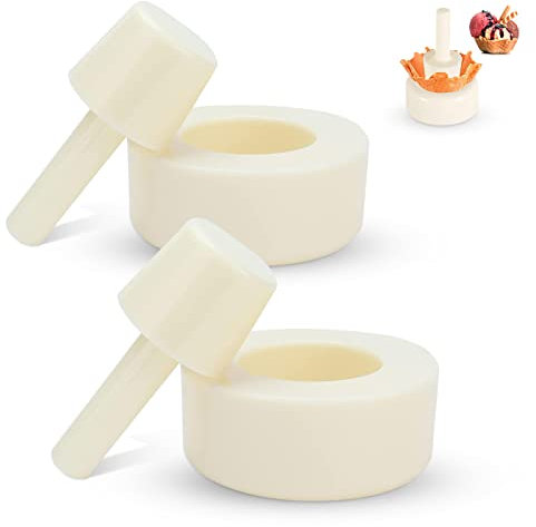 2Pcs Waffle Cone Shaper, Cone Roller Waffle Rolling and Forming Tool Cone Ice Cream Maker Pastry Ice Cream Waffle Cone for Kitchen/139