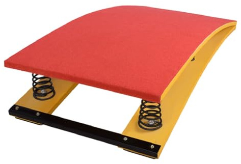 BXZAY Sprungbrett Für Kinder, Robustes Holz-sprungbrett, Gymnastik-unterstützung, Sprungbrett, Gymnastik-sprungausrüstung(Size:2 springs/60cm/23.62in,Color:Rot)