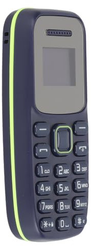 Telefono Cellulare Sbloccato 2G per Anziani, Telefono Cellulare Sbloccato di Base da 0,66 Pollici per Anziani, Mini Telefono con Pulsanti Grandi Facile da Usare, Supporto per