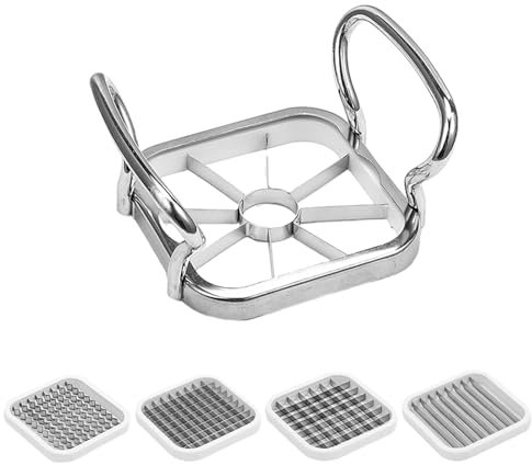 Xafrstyu Fruit Cutter, Apple Slicer Upgraded Version, Cutter Made of Stainless Steel, Pitter for Cutting Fruit and Vegetables